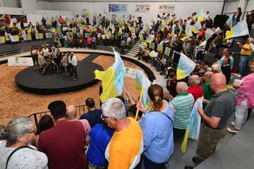 Acto preelectoral de CC, NC y PNC en Telde (Foto TA)